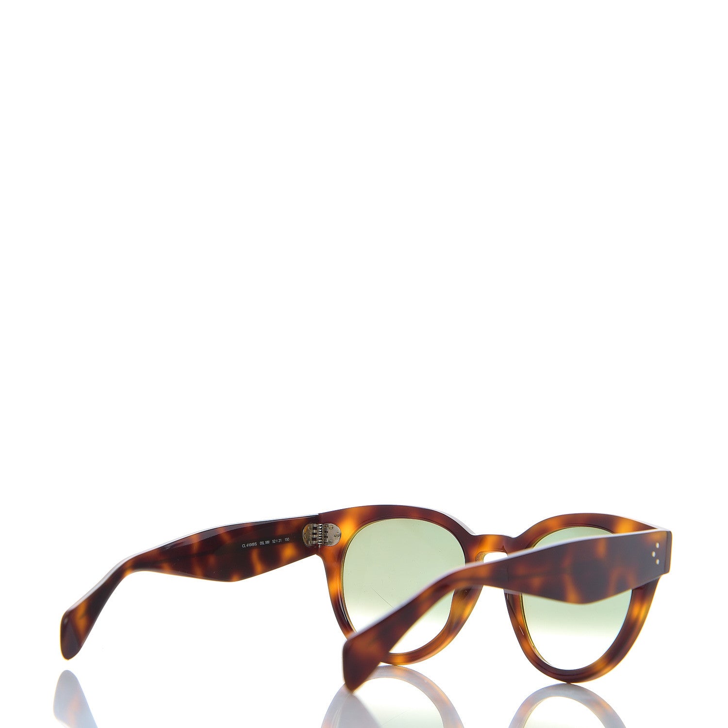 Celine Thin Preppy Sunglasses CL 41049/S Havana 4 of 7