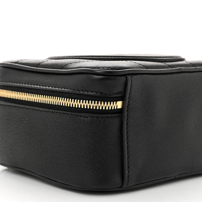 Gucci Sakai Be Green Calfskin Diagonal Stitched Blondie Top Handle Bag Black 8 of 9