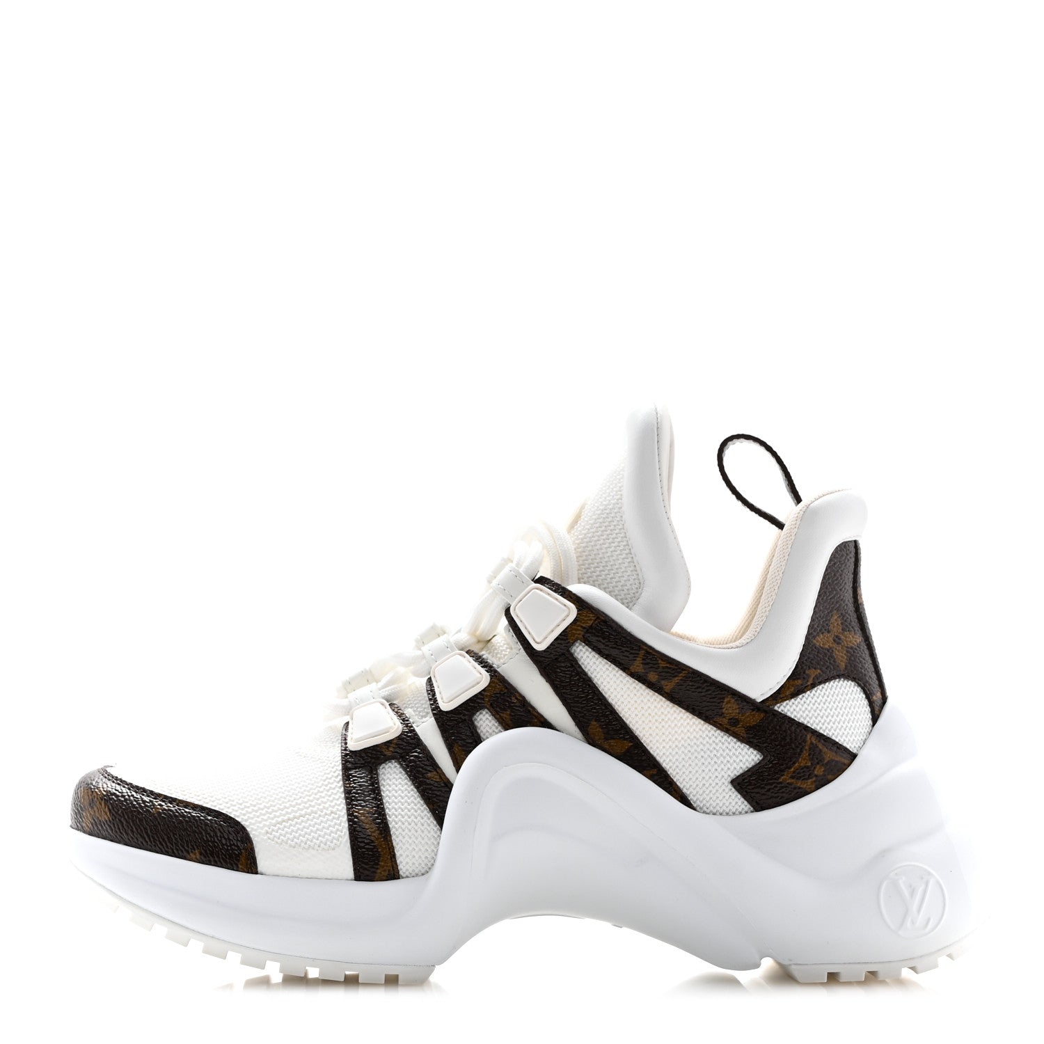 Louis Vuitton Patent Monogram LV Archlight Sneakers 37 White 1 of 10