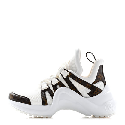 Louis Vuitton Patent Monogram LV Archlight Sneakers 37 White 1 of 10