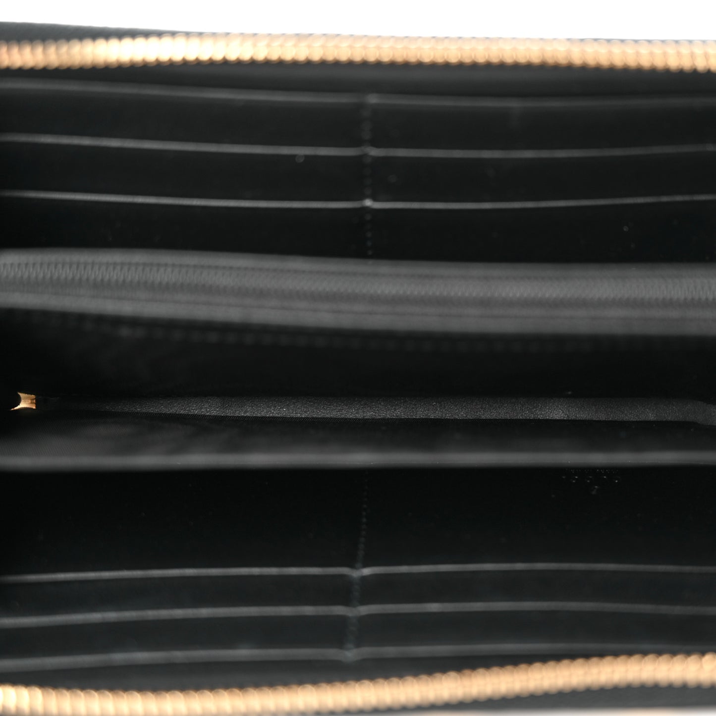 GG Supreme Monogram Bees Zip Around Wallet