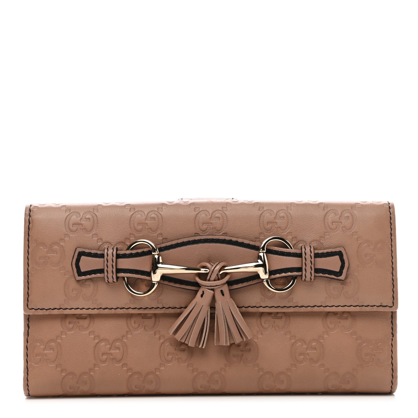 Guccissima Emily Continental Wallet Camelia