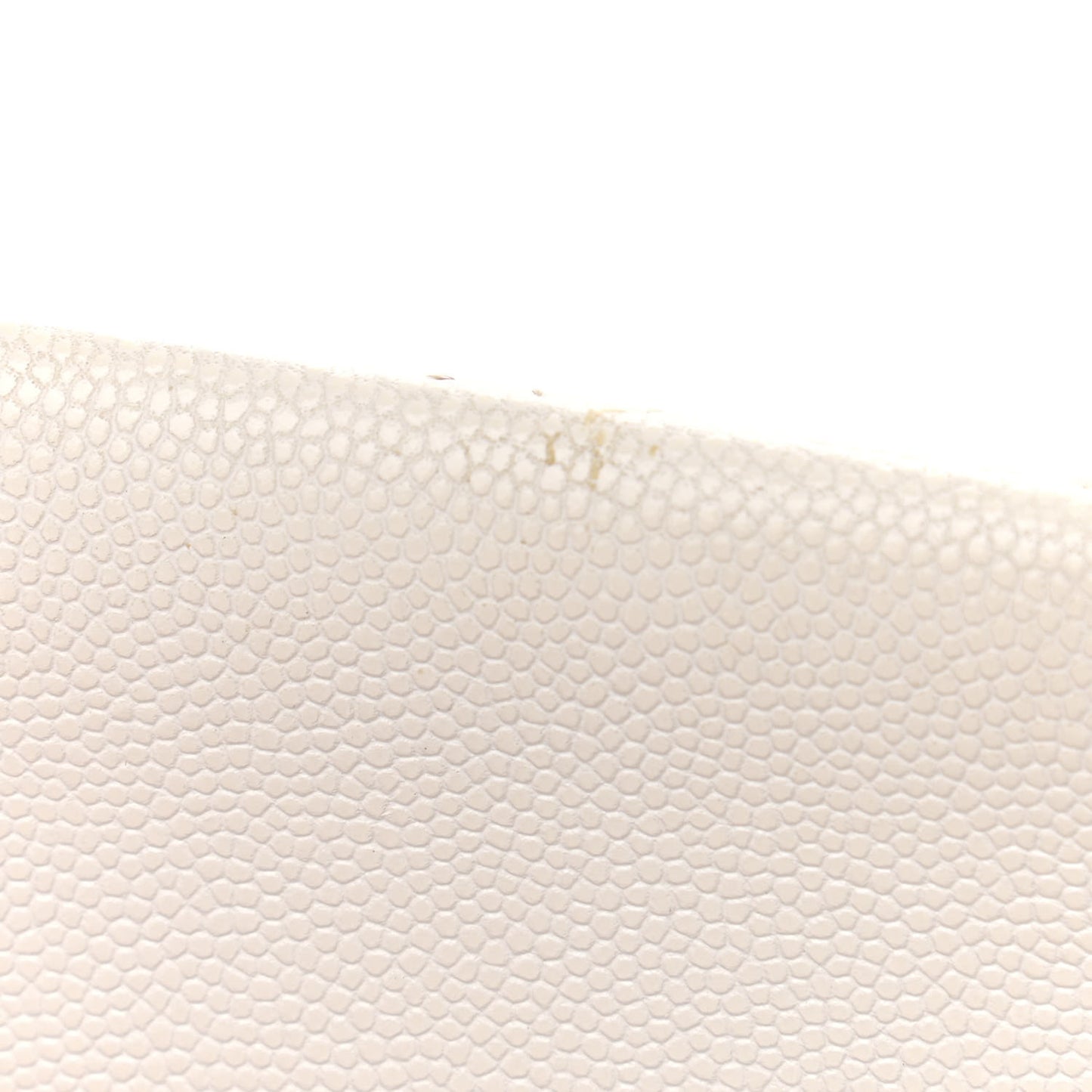 Caviar Quilted Small Double Flap White