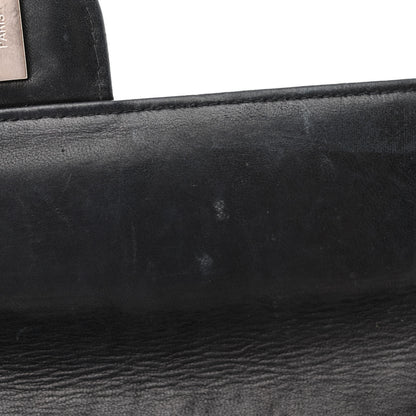 Chanel Patent Quilted East West Chocolate Bar Flap Black 11 of 15