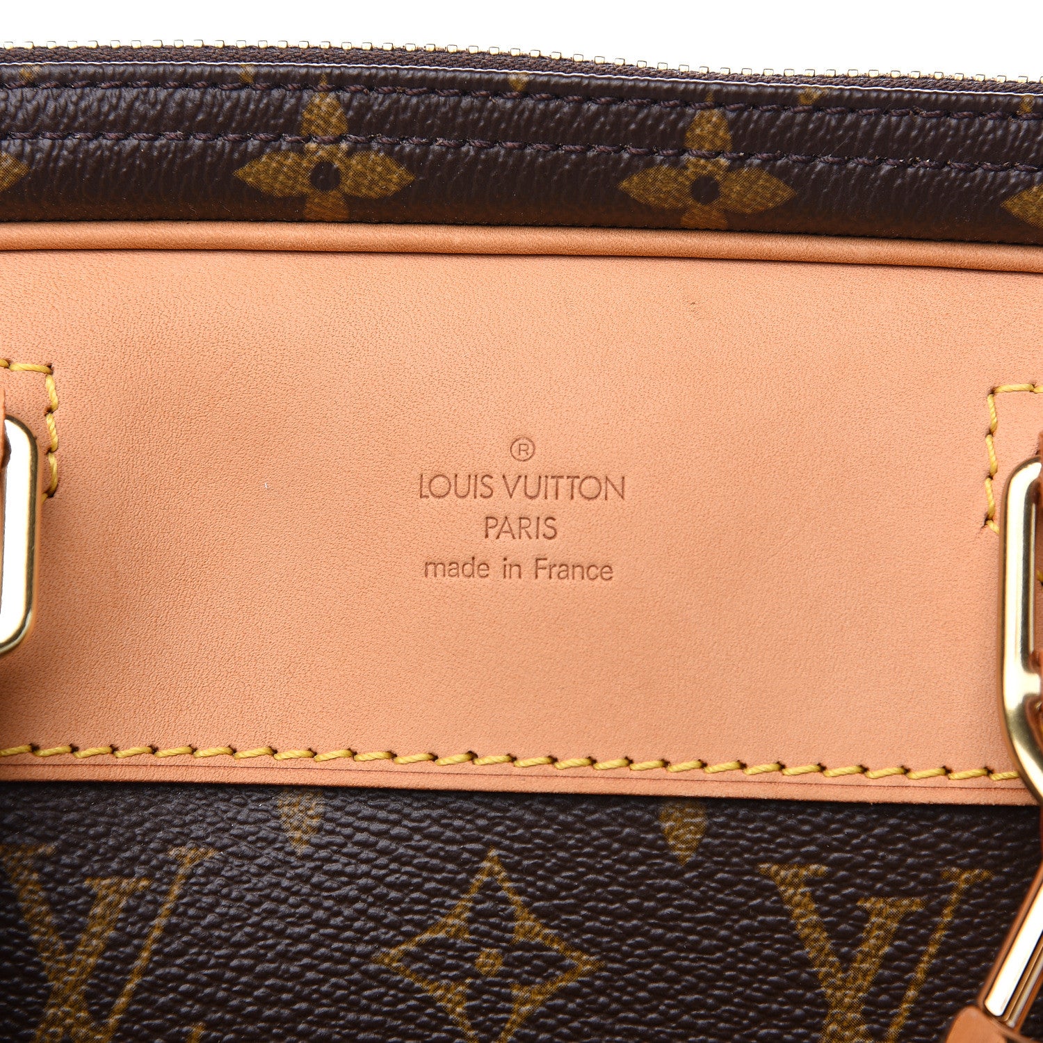 Louis Vuitton Monogram Alize 2 Compartment Luggage Travel Bag 6 of 10