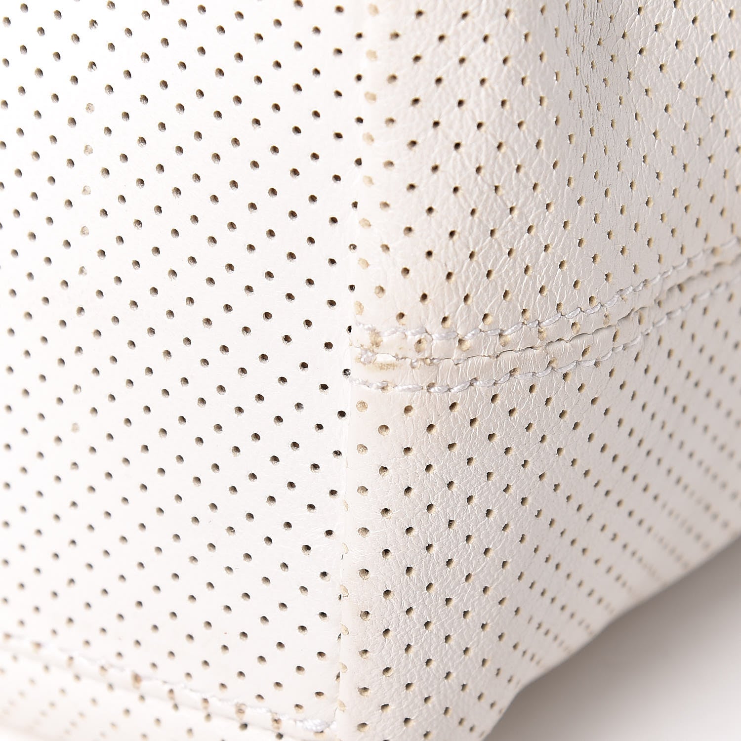 Bottega Veneta Nappa Intrecciato Perforated Regent Tote White 16 of 18
