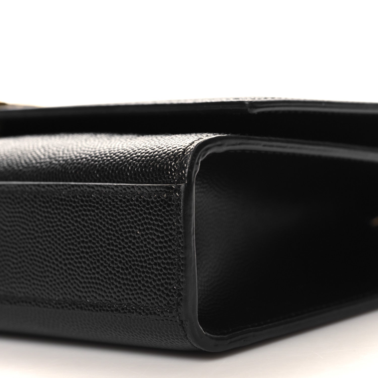 Saint Laurent Grain De Poudre Medium Classic Monogram Kate Satchel Black 9 of 10