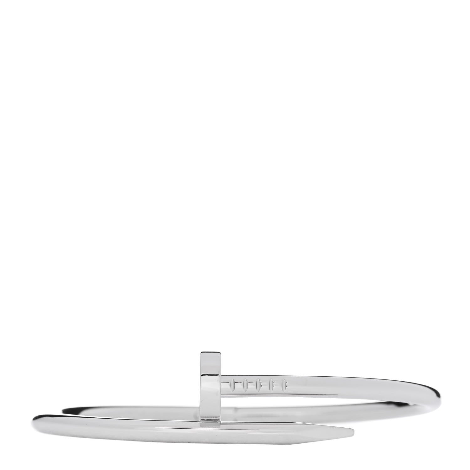 Cartier 18K White Gold Juste Un Clou Bracelet 17 1 of 6
