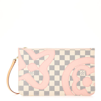 Louis Vuitton Damier Azur Tahitienne Neverfull MM GM Pochette 1 of 6