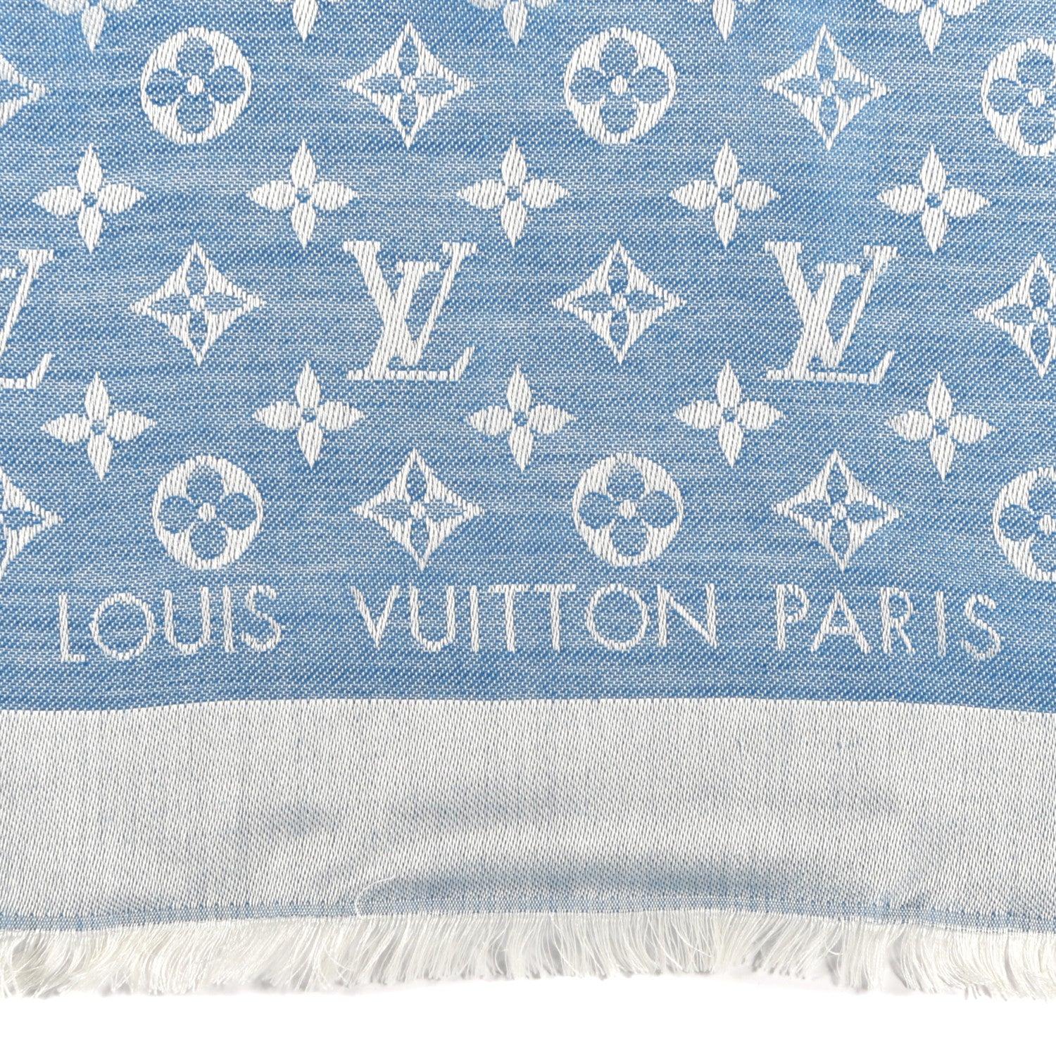 Louis Vuitton Wool Silk Monogram Shawl 2 of 3
