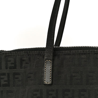 Fendi Zucchino Roll Tote Black 11 of 14