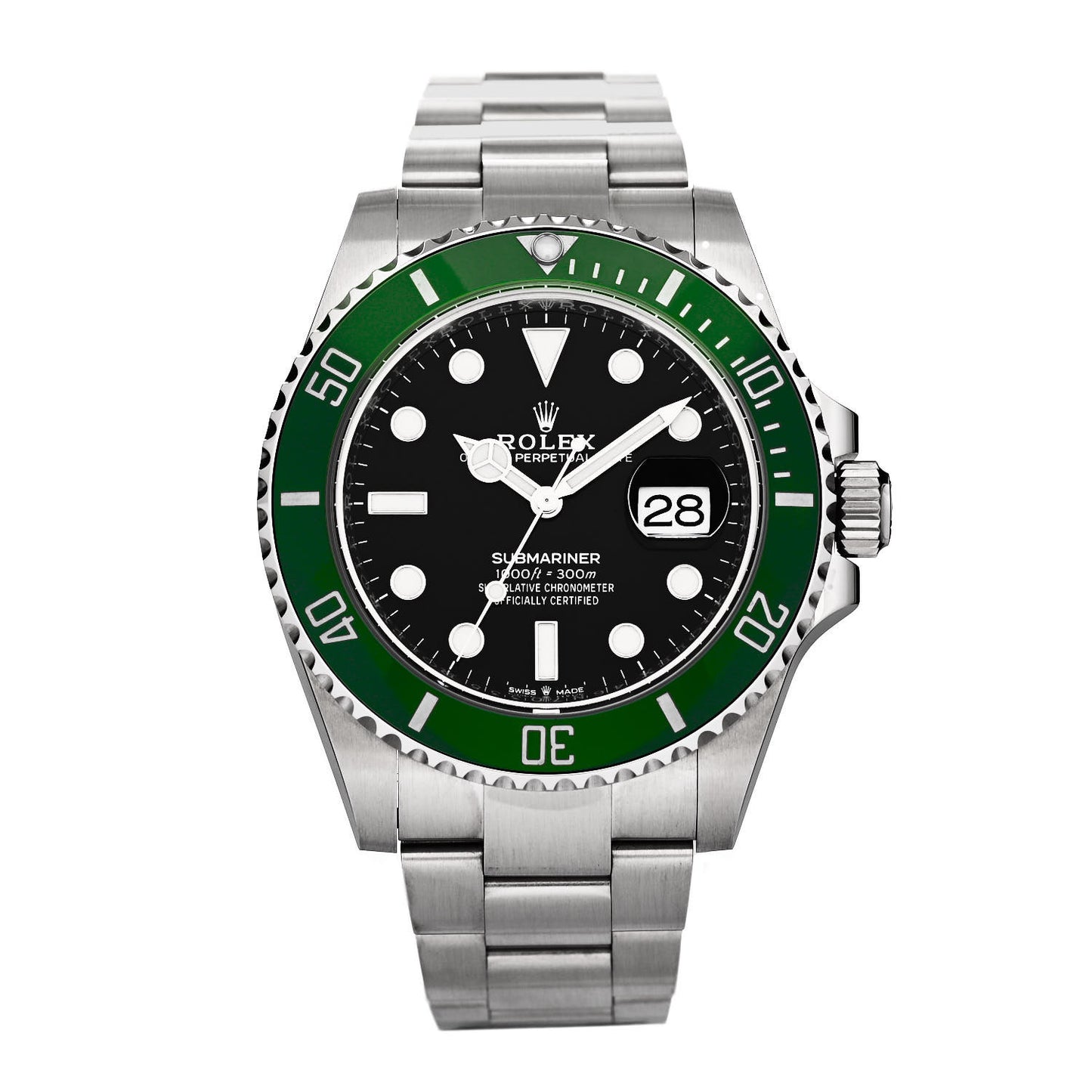 Stainless Steel 41mm Oyster Perpetual Submariner Date Starbucks Watch Black 126610LV