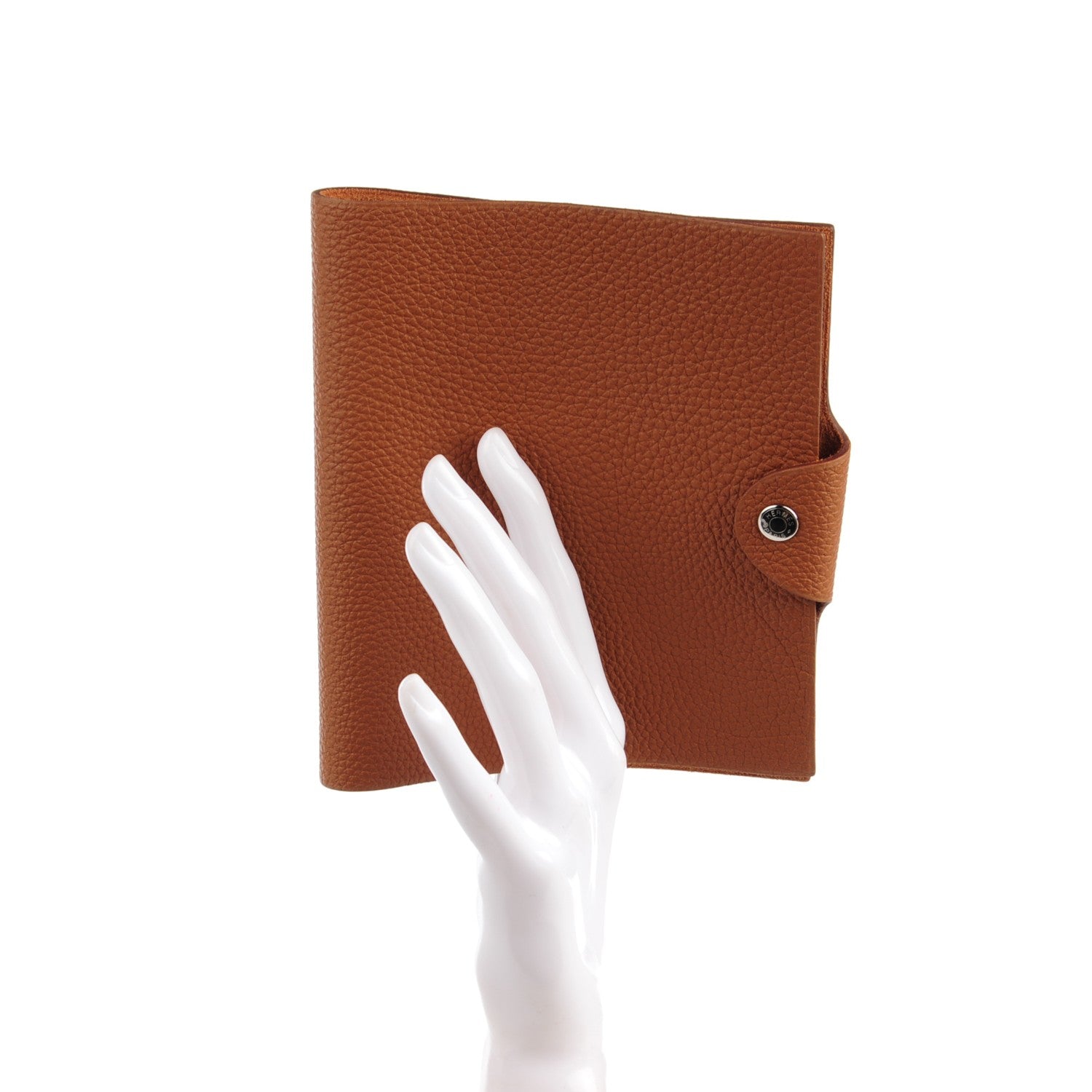 Hermes Togo Ulysse PM Notebook Cover Gold 2 of 7