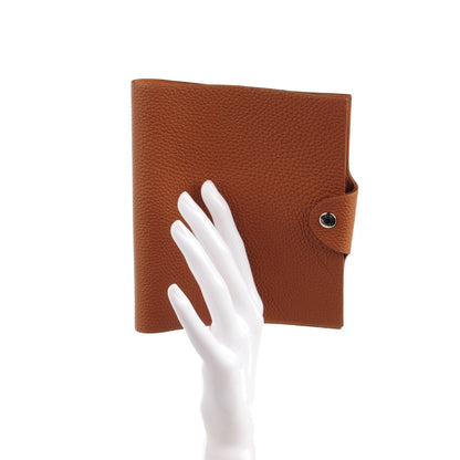 Hermes Togo Ulysse PM Notebook Cover Gold 2 of 7