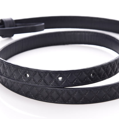 Chanel Lambskin Quilted CC Belt 75 30 Navy 5 of 8