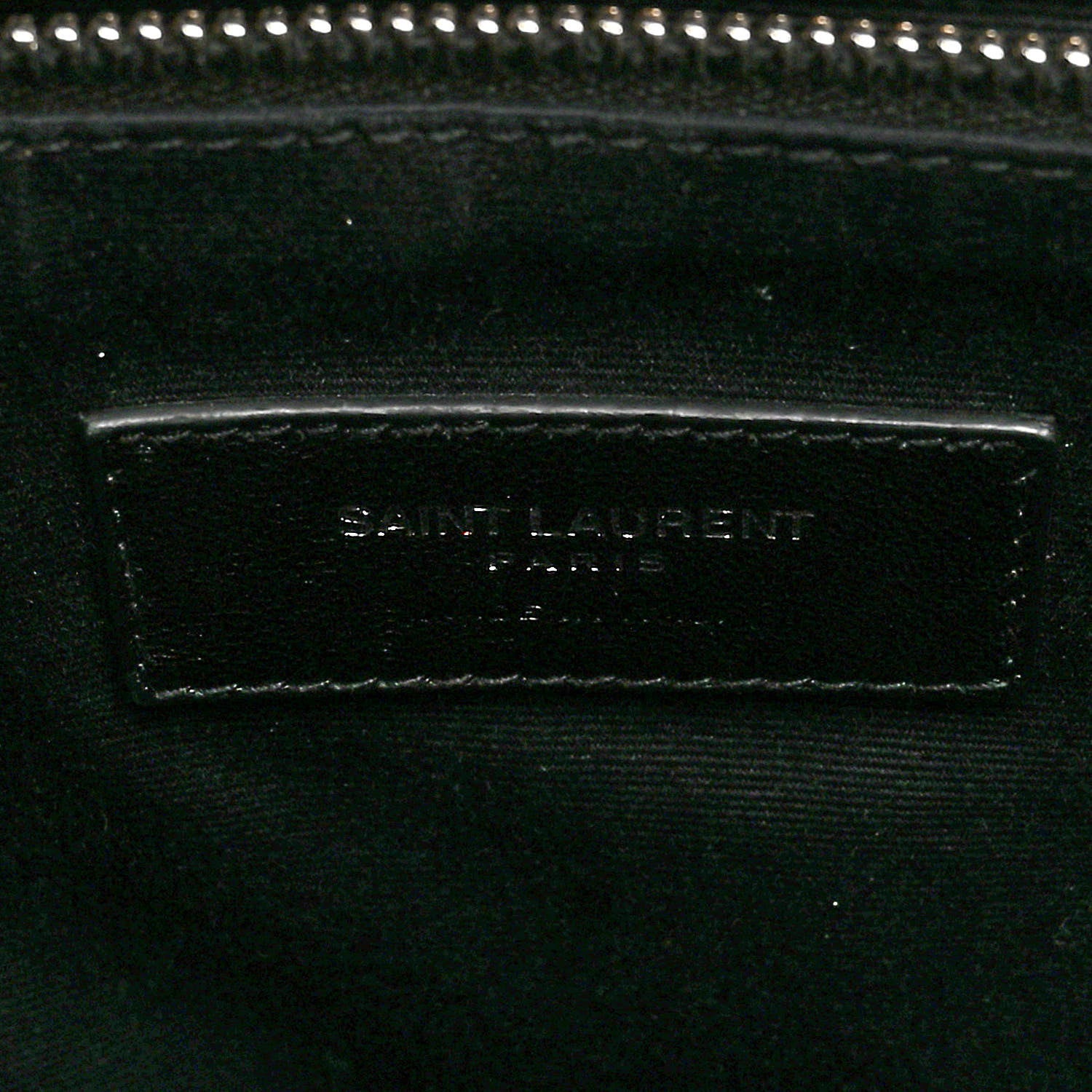 Saint Laurent Calfskin Y Quilted Monogram Medium Loulou Backpack Black 6 of 11