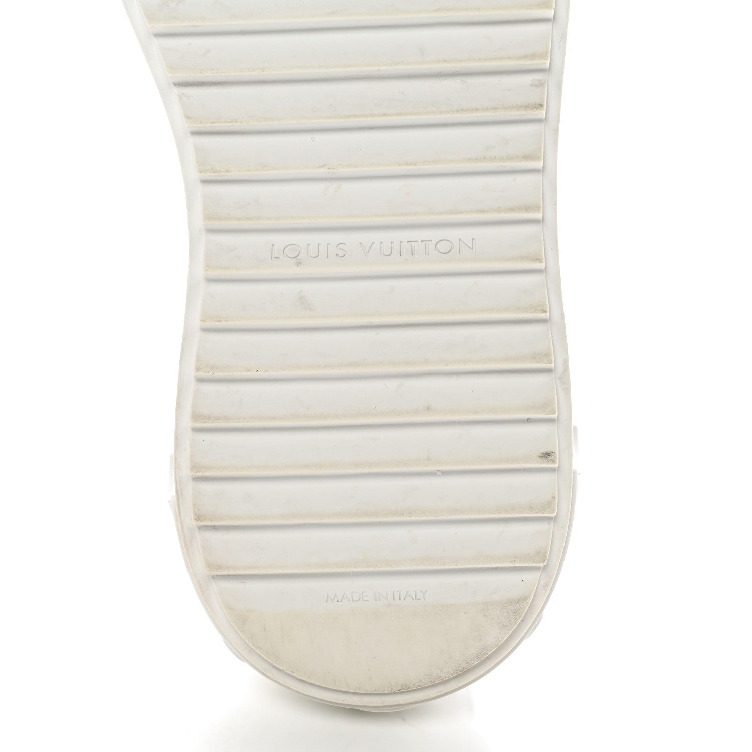 Louis Vuitton Lambskin Embossed Monogram Time Out Sneakers 36 White 6 of 11