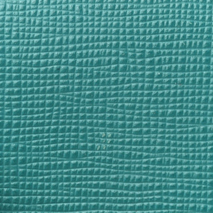 Fendi Vitello Elite Bi-Color Compact Wallet Lago Oceano 8 of 9