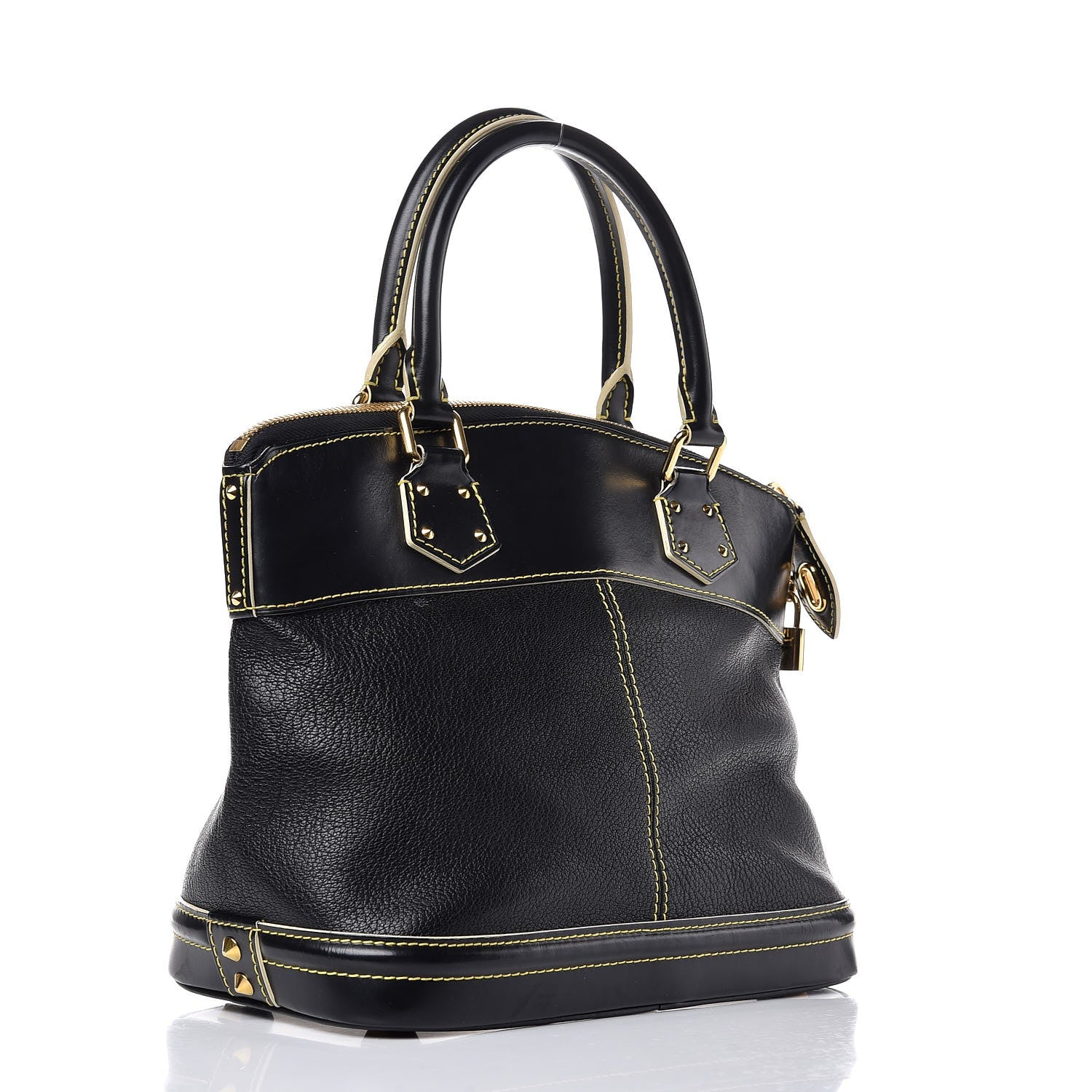Louis Vuitton Suhali Lockit PM Black 3 of 16