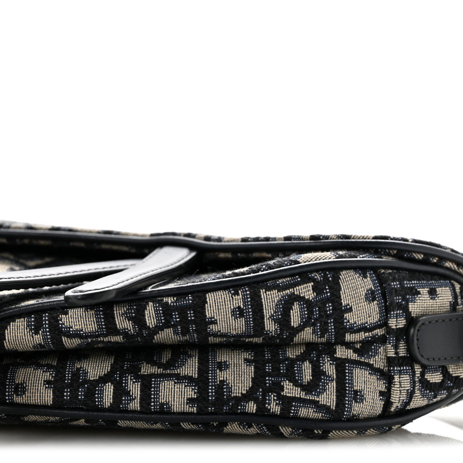 Christian Dior Oblique Mini Saddle Bag Blue 10 of 13
