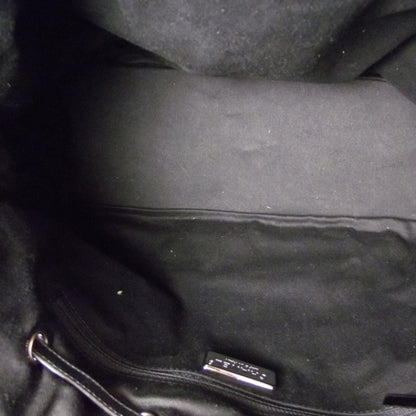 Chanel Pony Hair Quilted Drawstring Tote Black 6 of 10