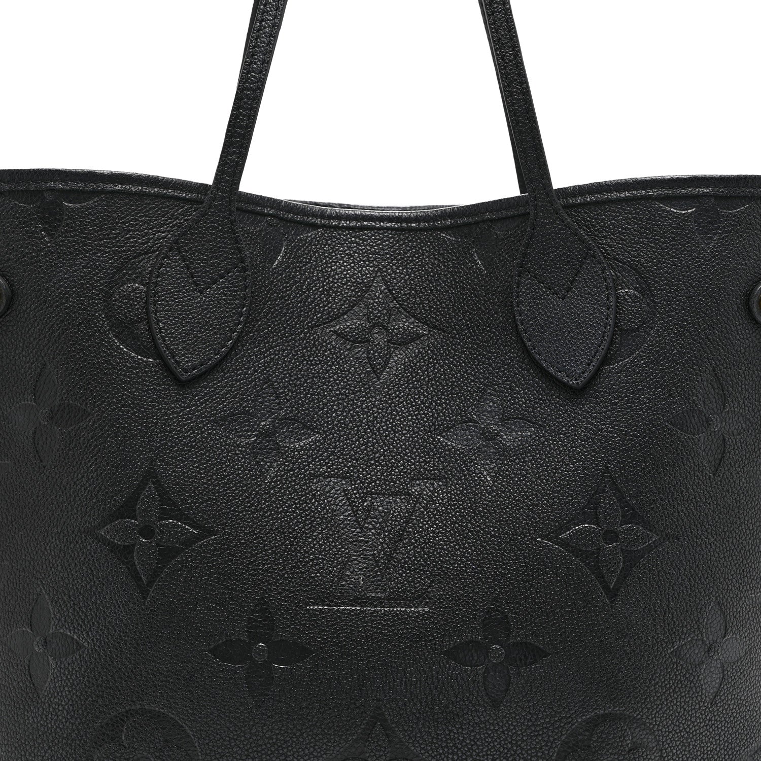 Louis Vuitton Empreinte Monogram Giant Neverfull MM Black 7 of 9