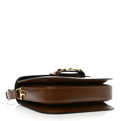 Gucci Azalea Calfskin Horsebit 1955 Shoulder Bag Brown Sugar 4 of 12
