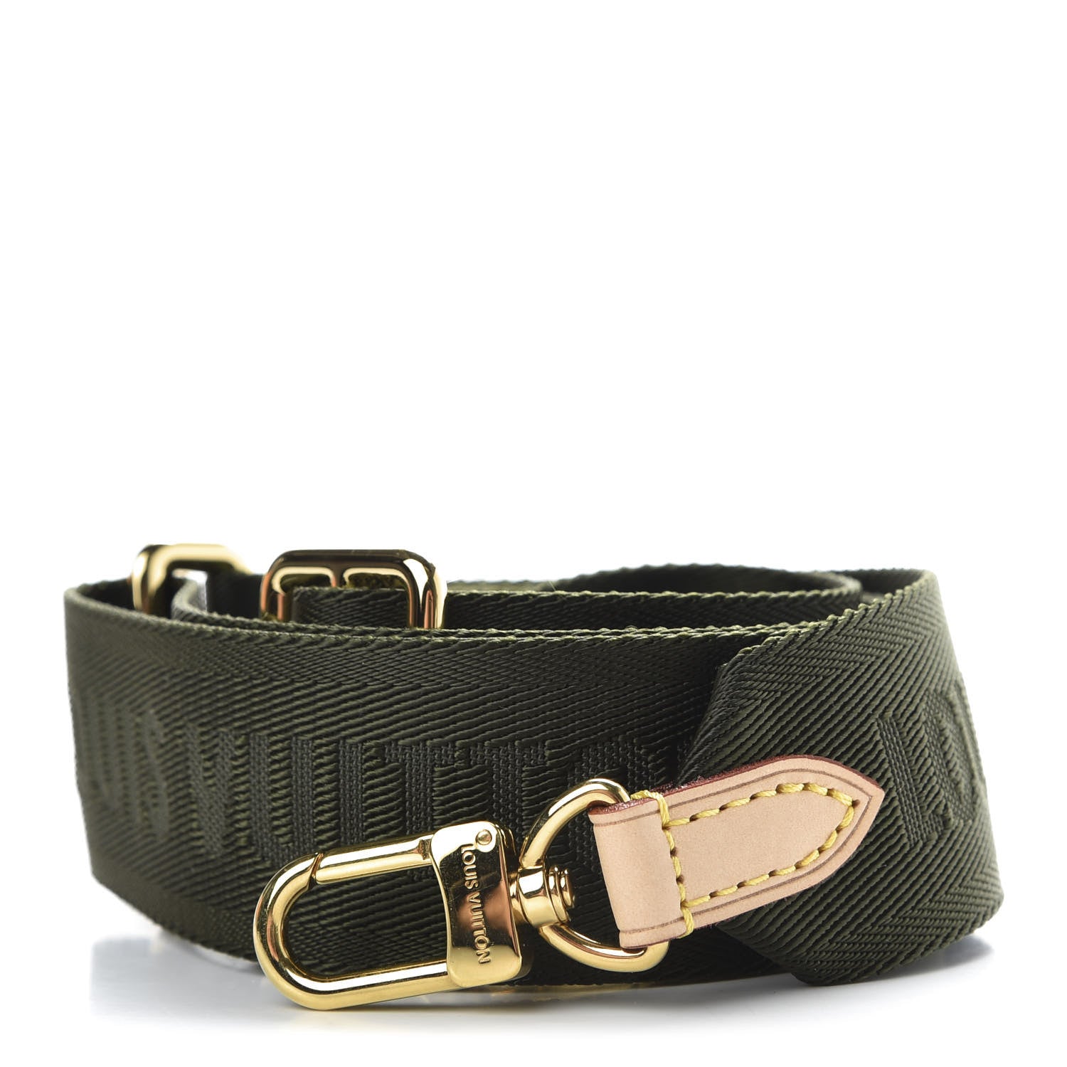 Louis Vuitton Nylon Monogram Strap with Coin Purse Kaki 2 of 10