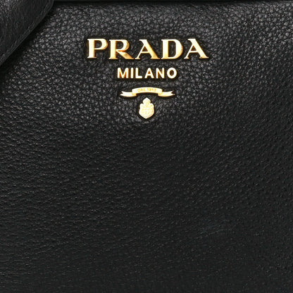 Prada Vitello Phenix Camera Bag Black 10 of 12