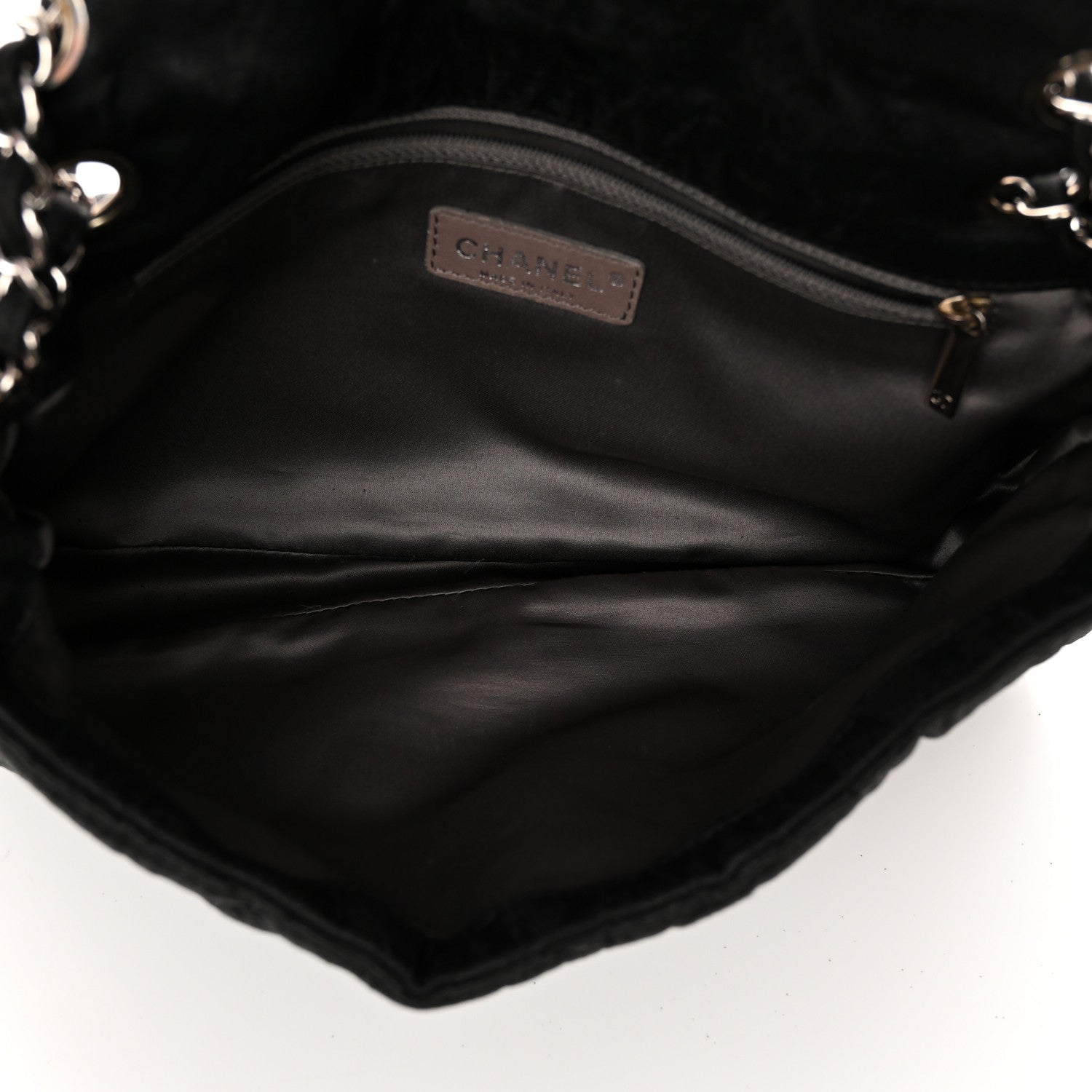 Chanel Coated Canvas Quilted Le Marais Flap Black 5 of 12