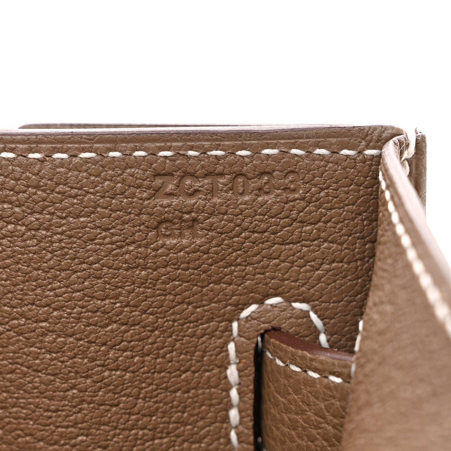 Hermes Togo Kelly Depeches 25 Pouch Etoupe 7 of 11