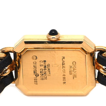 Chanel Stainless Steel Lambskin 20mm Chain Premiere Quartz Watch Gold M 4 of 4