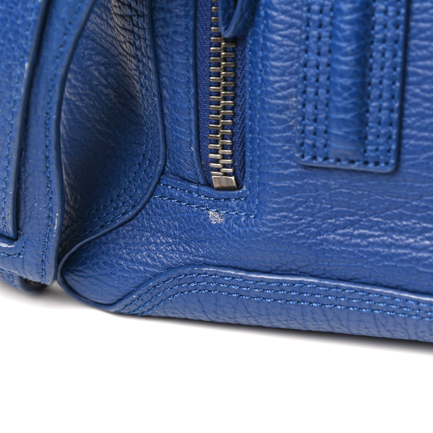 3.1 Phillip Lim Textured Calfskin Medium Pashli Satchel Cobalt 12 of 22