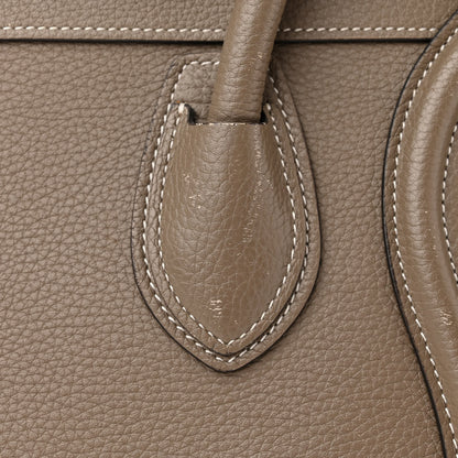 Celine Smooth Calfskin Interstice Micro Luggage Light Taupe 15 of 18
