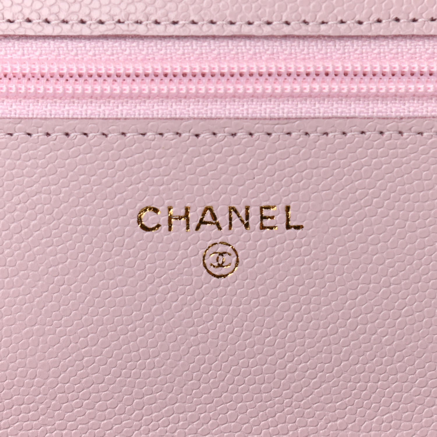 Chanel Caviar Quilted Coco Candy Wallet On Chain WOC Light Pink 6 of 11