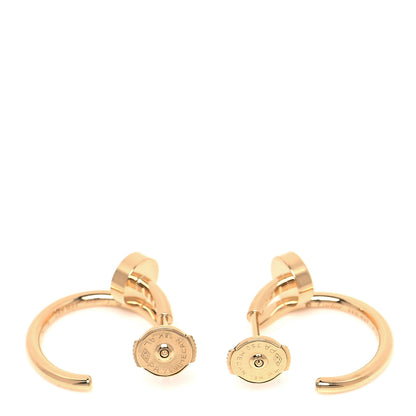 Cartier 18K Yellow Gold Juste Un Clou Hoop Earrings 3 of 5