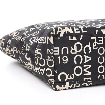 Chanel Canvas 31 Rue Cambon Beach Tote Black 12 of 14