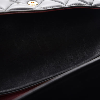 Chanel Lambskin Quilted Jumbo Double Flap Black 13 of 13