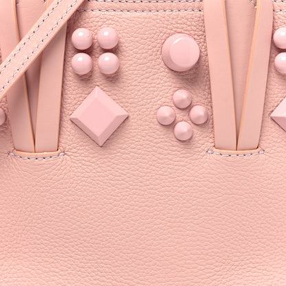 Christian Louboutin Calfskin Empire Spike Studded Mini North South Cabata Tote Rosy 8 of 11