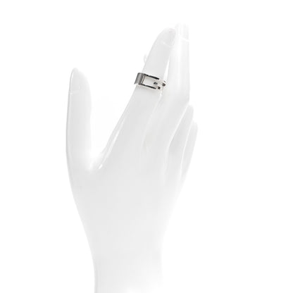 Gucci Sterling Silver G Cutout Ring 49 5 2 of 7