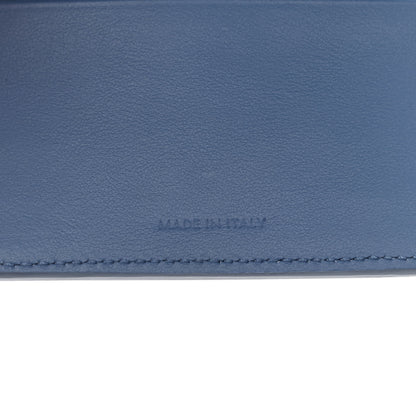 Celine Shiny Smooth Lambskin Small Triomphe Wallet Azure 7 of 7