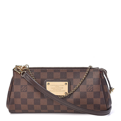 Louis Vuitton Damier Ebene Eva Clutch 1 of 9