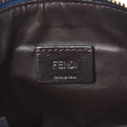 Fendi Nylon Roma Print Large Cosmetic Pouch Cobalt Multicolor 6 of 8