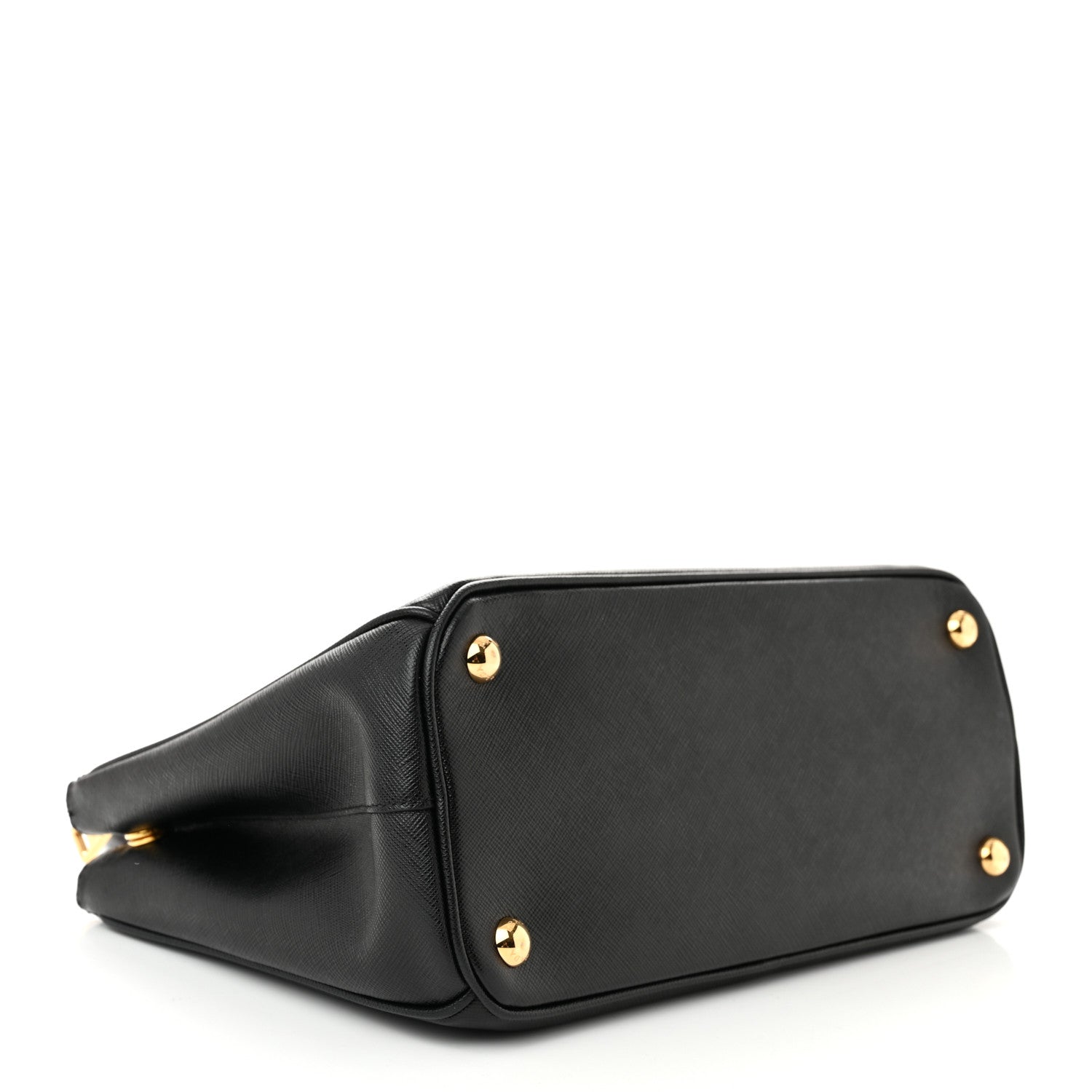 Prada Saffiano Small Galleria Double Zip Tote Black 4 of 10