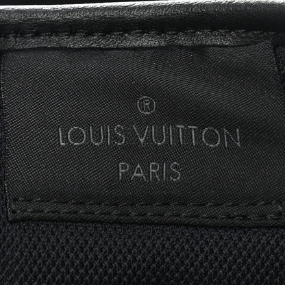 Louis Vuitton Suede Mens LV Trainer Sneakers 10 Black 8 of 11