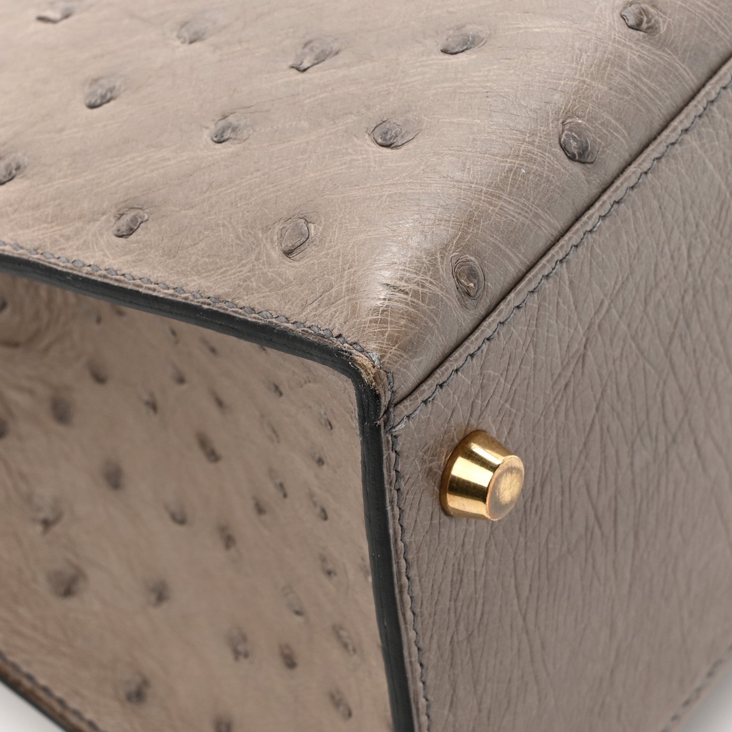 Hermes Ostrich Kelly Sellier 28 Mousse 13 of 18