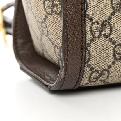 Gucci GG Supreme Monogram Small Ophidia Tote Bag Brown 11 of 16