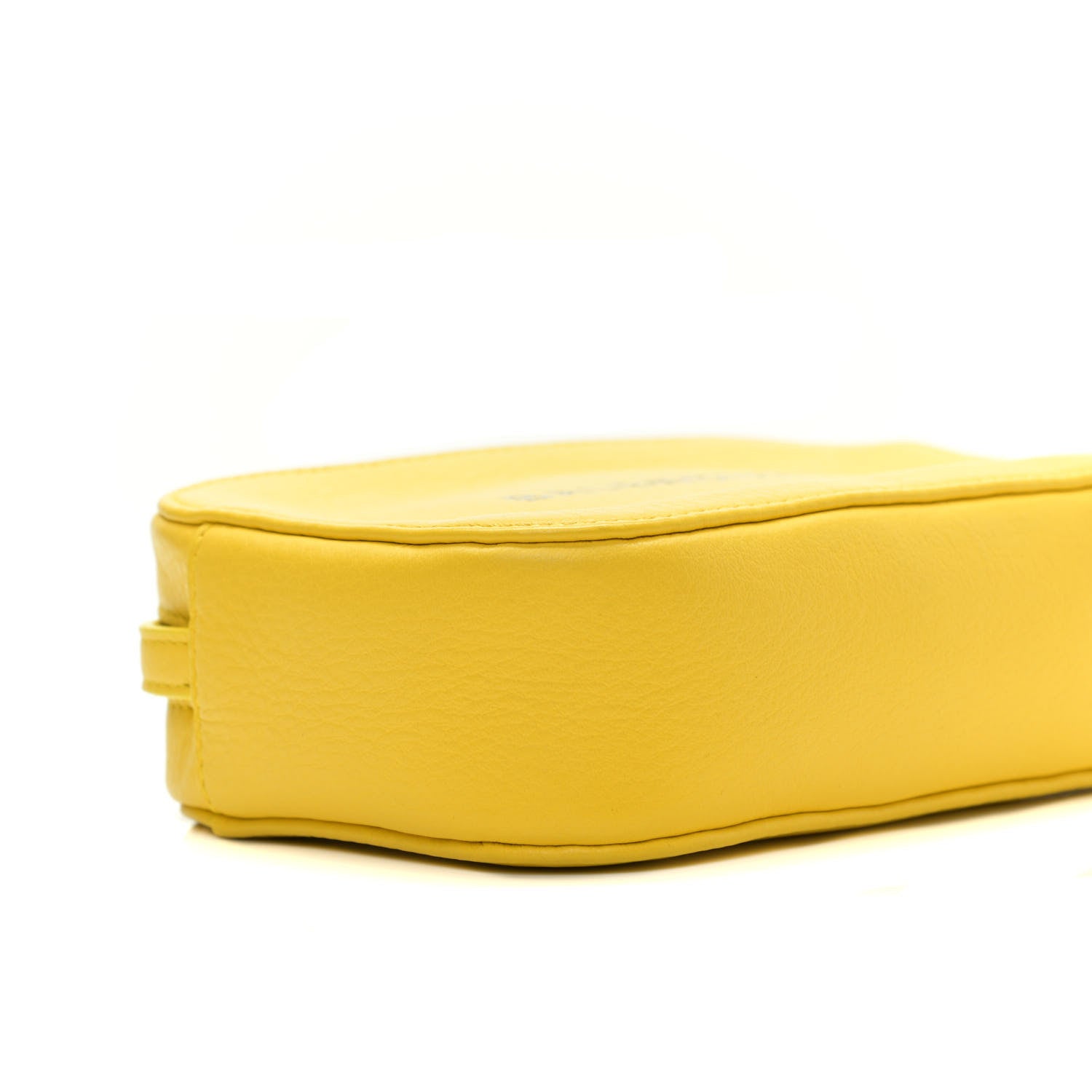Balenciaga Smooth Calfskin Logo XS Everyday Camera Bag Jaune Soleil Black 8 of 10