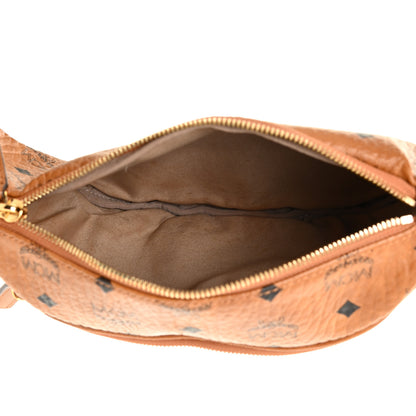 MCM Visetos Medium Fusten Belt Bag Cognac 5 of 12