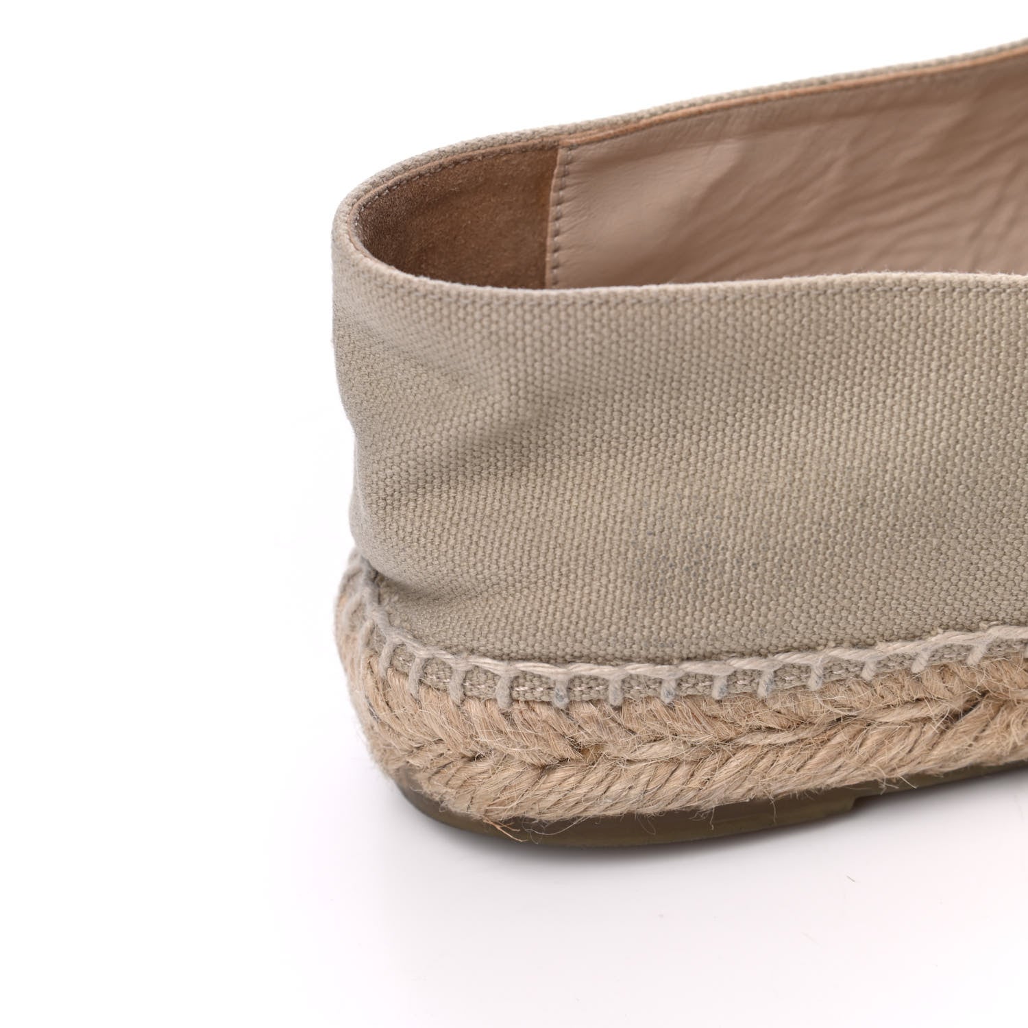 Chanel Canvas Grosgrain CC Espadrilles 39 Beige Black 17 of 19
